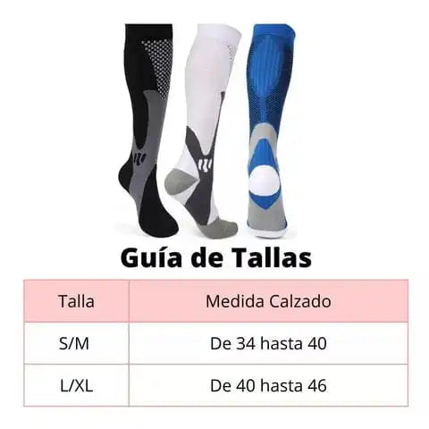 Medias de Compresión Deportivas Varices Unisex