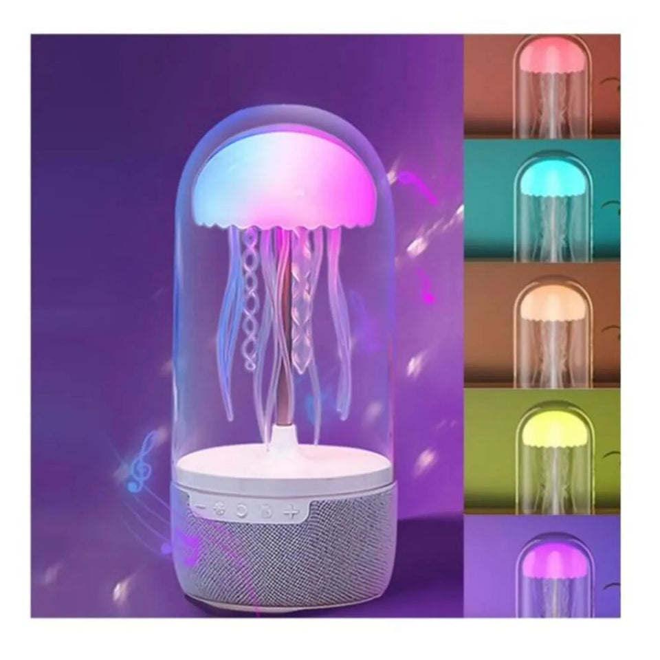 Lampara de medusa con altavoz Bluetooth